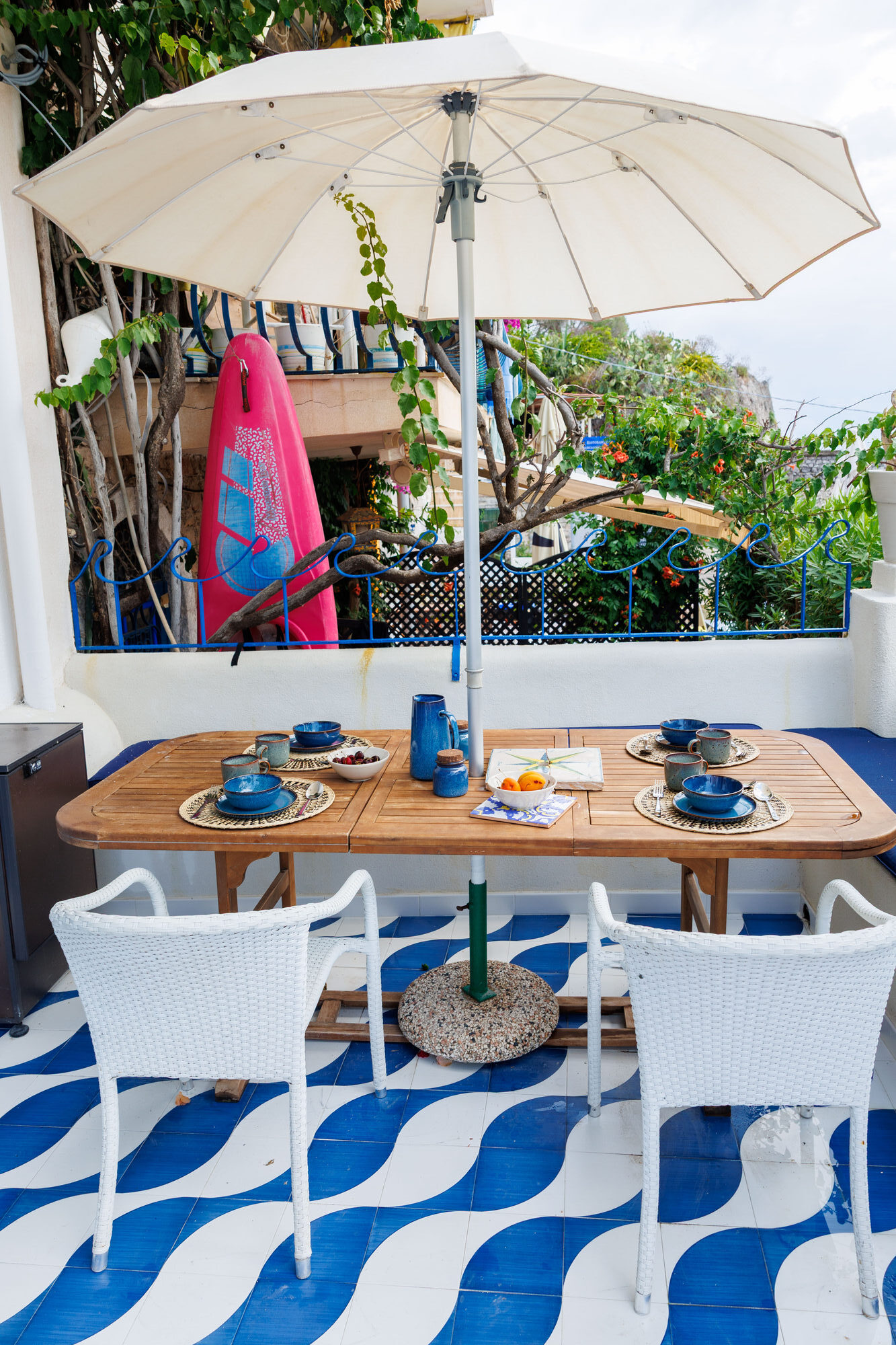 Terrazza con zona pranzo